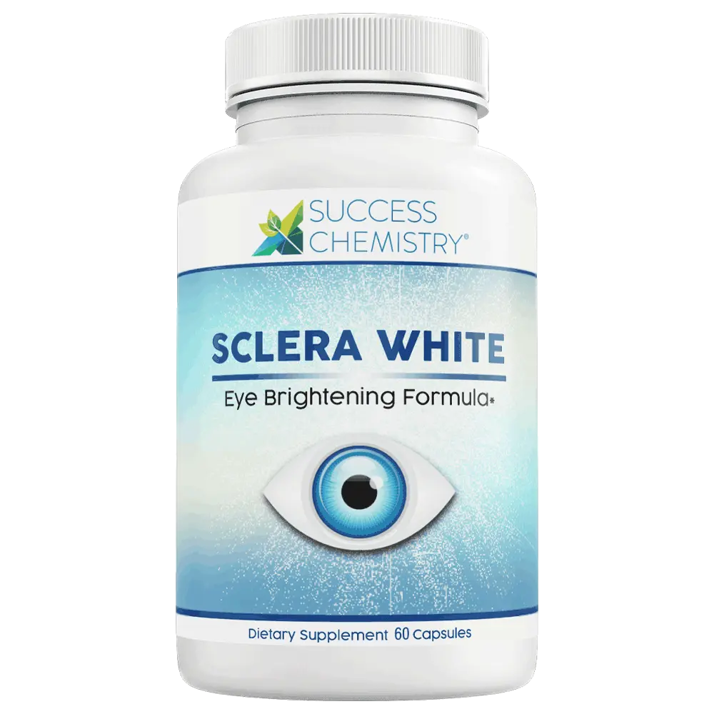 Success Chemistry Sclera White Eye-Whitening Vitamin Supplement with Eyebright & Lutein for Natural Eye Brightening - 60 Capsules - Healthcare