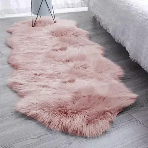 Solid Color Fluffy Rug, Shaggy Area Rug, 1 Count Modern Soft Floor Carpet, Non-slip Indoor Mat for Living Room Bedroom Home Decor