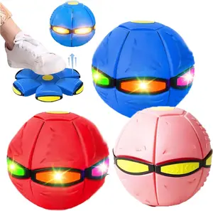 Magic Ball, Pop up Ball, Magic Bouncing Ball, Children's Bouncing Balls, Magic Flying Saucer, Bouncy Balls, Parent-Child Interaction (3PCS, Lights)