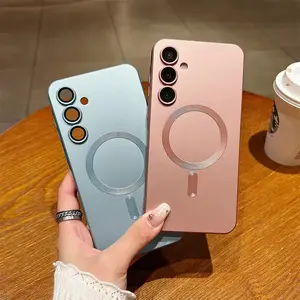 Luxury Magnetic Soft TPU Phone Case For Samsung A17 A56 A36 A26 A16 A06 A55 A35 A25 A15 A05 S A54 A34 A24 A14  Cover