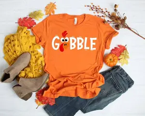 Gobble Gobble Thanksgiving Shirt, Thanksgiving t shirt womens, family thanksgiving shirts, funny Thanksgiving 2024,Thanksgiving  shirt Top Womenswear