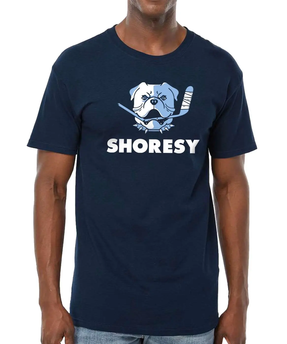 Shoresy Blue Logo T-Shirt Sweatshirt Hoodie Graphic Print Gift for Hockey Lovers
