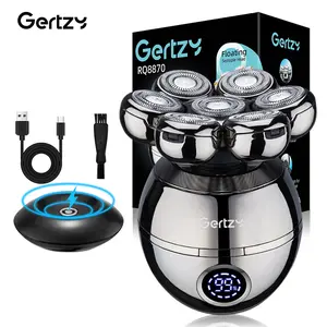 7D Rotating Electric Shaver for Effortless Close Shaving, Rechargeable Waterproof Razor with Precision Blades, Perfect Valentine's Day or Christmas Gift, Portable Shaver