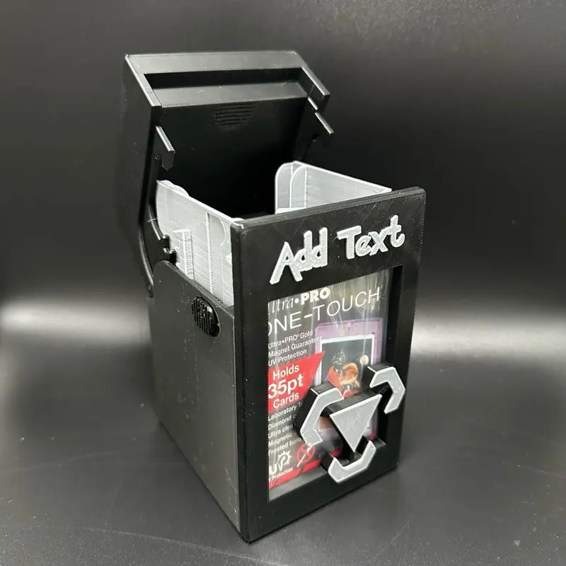 Steel Pokemon MTG Magic the gathering Deck Box TCG Dice Container Storage Gift