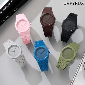 2025 New Men's Watches Dopamine Plastic Unisex Quartz Watches