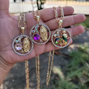 SOL Y LUNA PENDANT NECKLACE