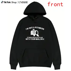 100% Cotton Fitness Hoodie for Postal Workers – Long Sleeve, Casual Graphic Sweatshirt