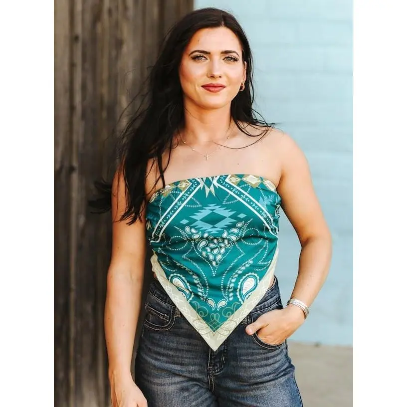 Desert Trails Bandana Top