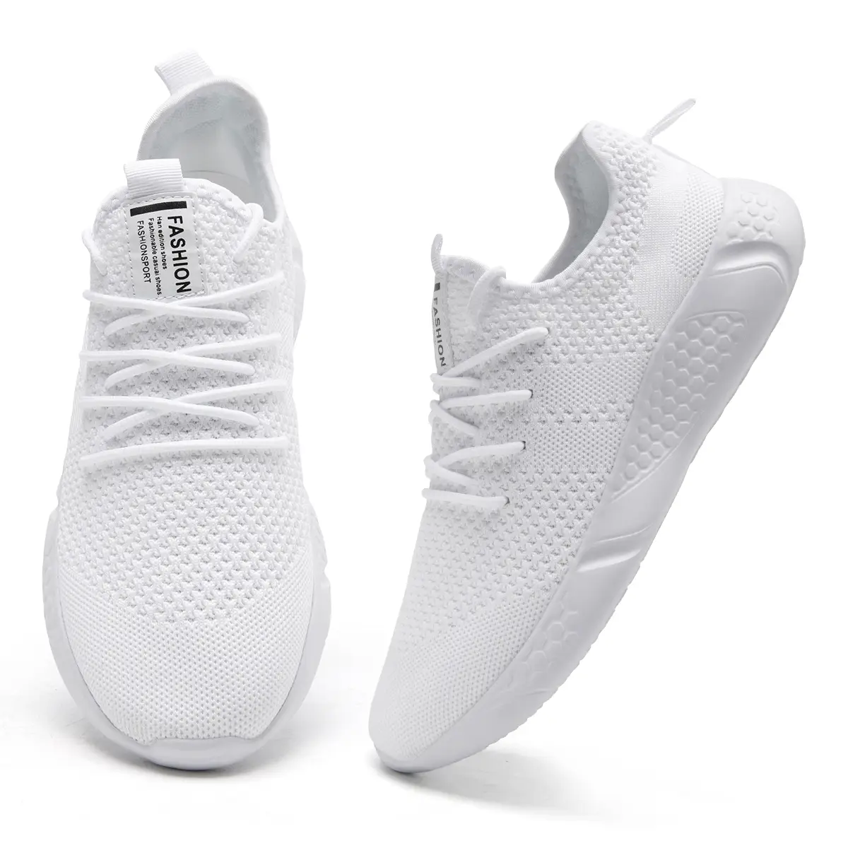 Men's Road Running Shoes Fashion Sneakers Lightweight Walking Shoes Breathable Mesh Workout Casual Shoes Non Slip Tennis Outdoor Travel