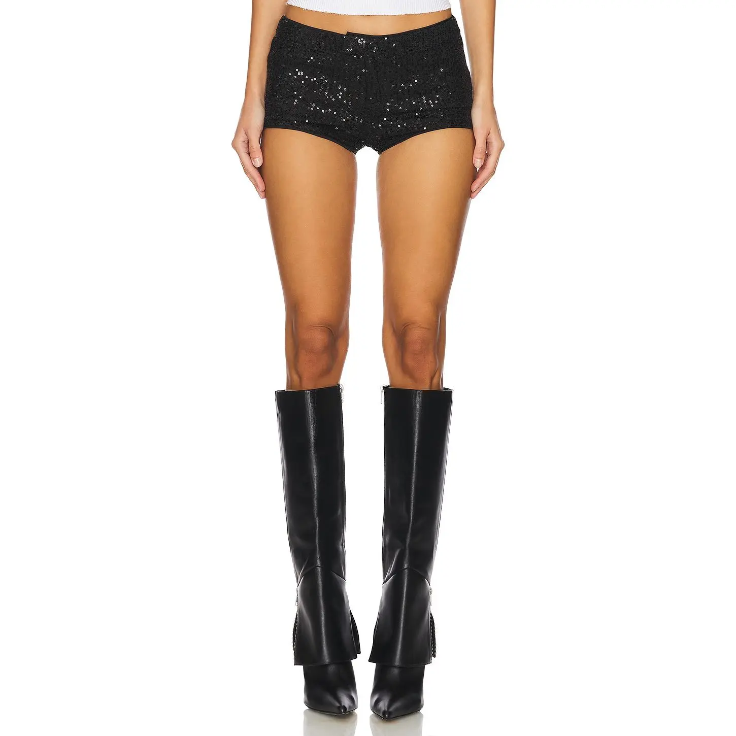 superdown Shani Micro Short in Black