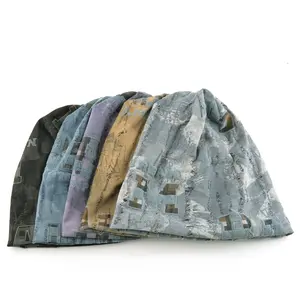 Streetwear Slouchy Beanie  Trending Casual Urban Style Hat for Men & Women  Lightweight Stretch Knit Cap with Graphic Print  Cozy All-Season Fashion Accessory for Travel, Outdoor Chill & Daily Wear