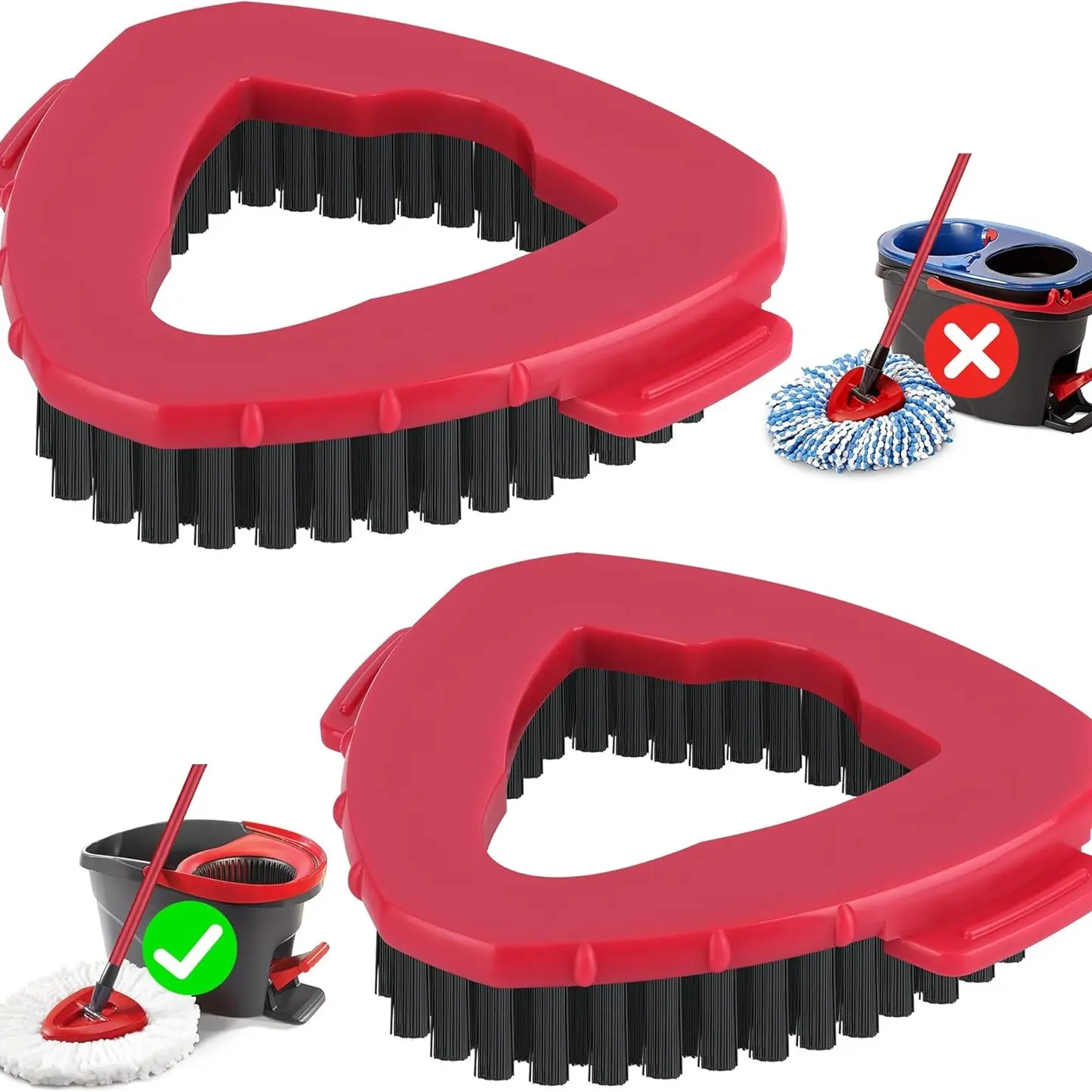 2pc Scrub heads ONLY (Trial pack)