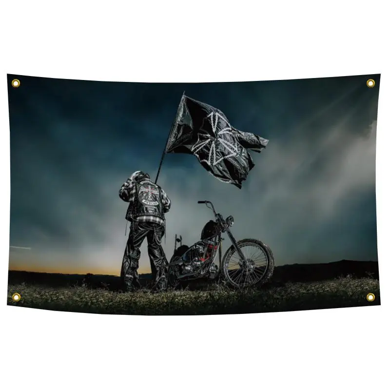 Hard St Psycho Flag 3x5 Ft Tapestry Decor
