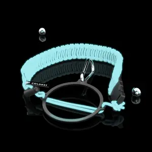 COLDEST Glowie Paracords – Glow in the Dark Water Bottle Handle Strap | Durable Paracord Grip for COLDEST Bottles, Travel, Gym, Hiking & Everyday Hydration | Light-Up Bottle Accessory for Safe Night Use, Easy Carry & Style