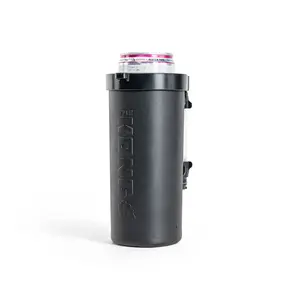 The Kong Skinny Can - Portable Coozie or Bottle Cooler/Cup With Detachable, Expandable, Hose To Funnel Your Drink