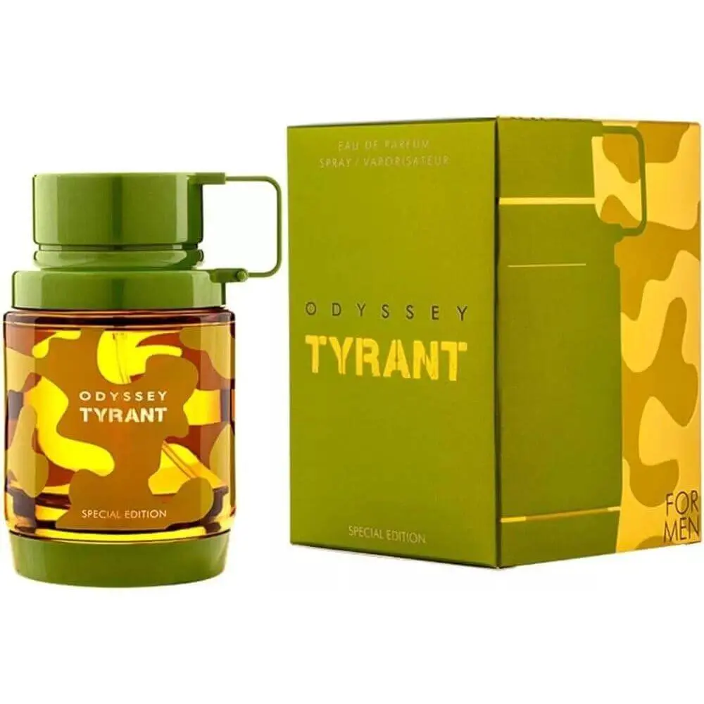 Armaf Odyssey Tyrant Men's Eau de Parfum (EDP) Cologne - 3.4 fl oz, Fragrant, Fruit-Flavored, Perfume-Inspired, Zesty, Grapefruit Top Notes, Citrus Blend, Fresh Aroma, New in Box, Fragrant Men's Fragrance, Fruit-Flavored Men's Fragrance