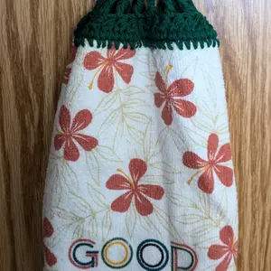 Good Vibes Double Hanging Kitchen Towel/Hanging Towel/Kitchen Towel/Towel/Double Towel/Refrigerator Towel/Stove Towel/Everyday Towel