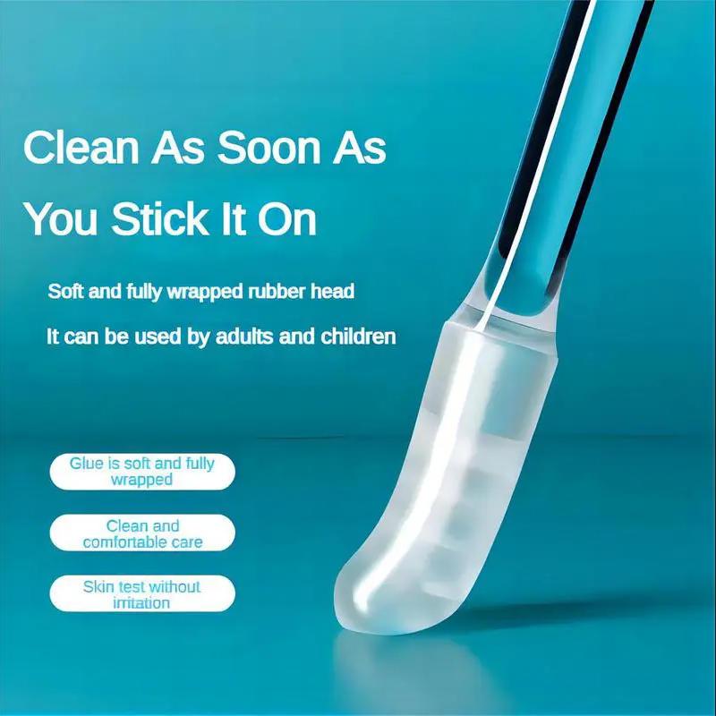 A set of 24 sticky ear sticks designed for easy, safe, and comfortable earwax cleaning at home