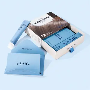 VAAIG Floral Hair Dye Cream  Ammonia-Free Gentle Formula for Sensitive Scalp  Haircare  At-Home Use  Pharma-Safe Clean Formula  24-Month Shelf Life  Long-Lasting Vibrant Color  Root-Covering  Silky-Soft Hair Results  No Fading or Harsh Smell