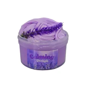 Purple Calming Lavender Butter Slime scented