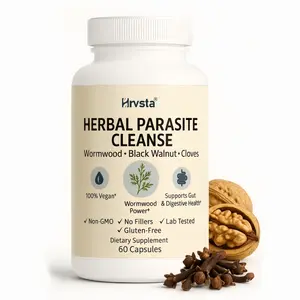 Wormwood Black Walnut Clove Capsules - Cleanse, Detox, Intestinal Guard Formula Supplement for Humans, with Wormwood herb, Black Walnut Extract Combination, 60 Capsules