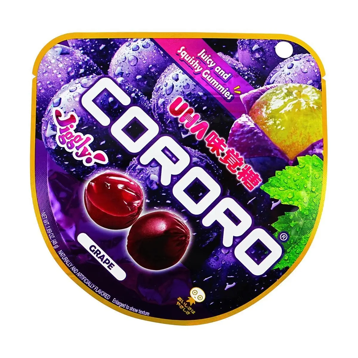 UHA Japan Cororo Grape Juice Gummies - Upgraded Flavor, 48g - Delicious Giant Grape Candy UHA Japan Cororo Grape Juice Gummies - Upgraded Flavor, 48g - Delicious Giant Grape Candy