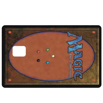 mtg credit card skin STICKIEMART Holographic Anime Trading Cover. Debit| Credit|Transit|Cards w/EZ Applicator Included! : Electronics Magic The Gathering Debit Card