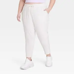 All In Motion Women's Stretch Woven High-Rise Tapered Pants Jogger UPF 50+