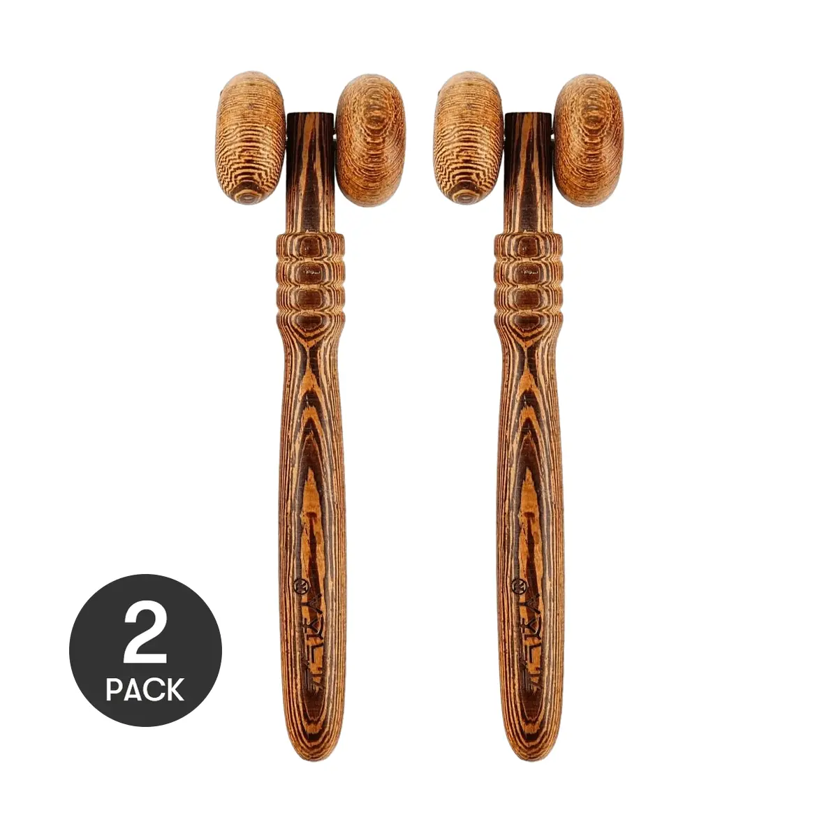 2 Pack Genki Talent Face Roller Massager for Forehead Wrinkle Smoothing and Facial Massage