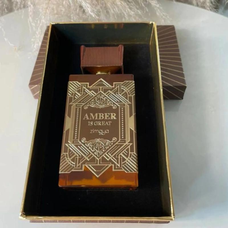 Amber Is Great Perfume Spray (U) 100ml - Elegant Bottle with Decorative Label