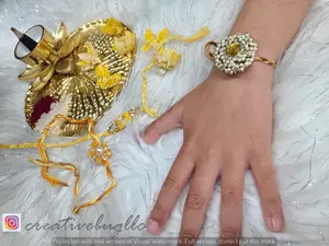 Pearls Rakhi | Raksha Bandhan | Handmade | Customized | Personalized | Crystals | Gems | Indian Bracelet | Rakhi for Brother | Beaded Rakhri