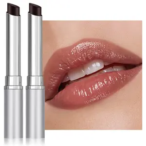 2Pcs Black Cherry Tinted Honey Lip Balm, Sheer Hydrating Moisturizing Lipstick for All Skin Type, Natural Black Cherry Lip Tint Balm Moisturizing Lipstick Long Lasting