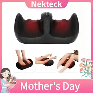 Nekteck Shiatsu Heating Foot Massager, Lightweight Foot Massage with Roller, Ideal for Offices and Home, Mother's Day Gift
