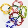 7 Collares Santeria Elekes Beaded Necklaces Set - Obatala, Shango, Oshun, Yemaya, Orula, Elegua, Oggun Yoruba Orisha Protection Beads for Spiritual Rituals & Daily Wear