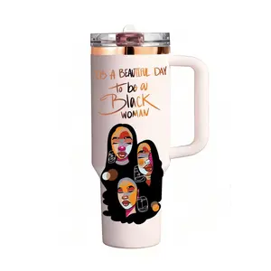 Limited Edition "Soul Sisters" Blush Pink HydraLock™ Leakproof Tumbler – 40oz – Pinklomein x Cecilia's House