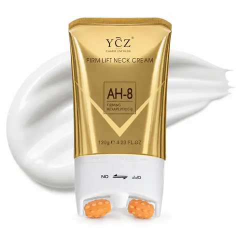 YCZ AH-8 Firming Neck Cream - Cosmetics for Crepey Skin, Moisturize, Unscented, Cruelty-Free Body Care, Cozy Vibes, Effortless Beauty