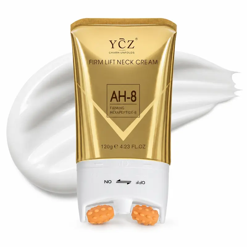 YCZ AH-8 Firming Neck Cream - Cosmetics for Crepey Skin, Moisturize, Unscented, Cruelty-Free Body Care, Cozy Vibes, Effortless Beauty