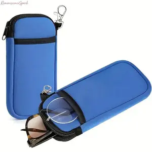 Multifunctional Portable Glasses Case, Universal Storage Pouch for Sunglasses and Eyeglasses, Compact All-in-One Organizer, Versatile Daily Accessory Bag for Headphones, Bank Cards and Small Items, Ideal for Home, Travel and Outdoor Use tiktokshopspringgl
