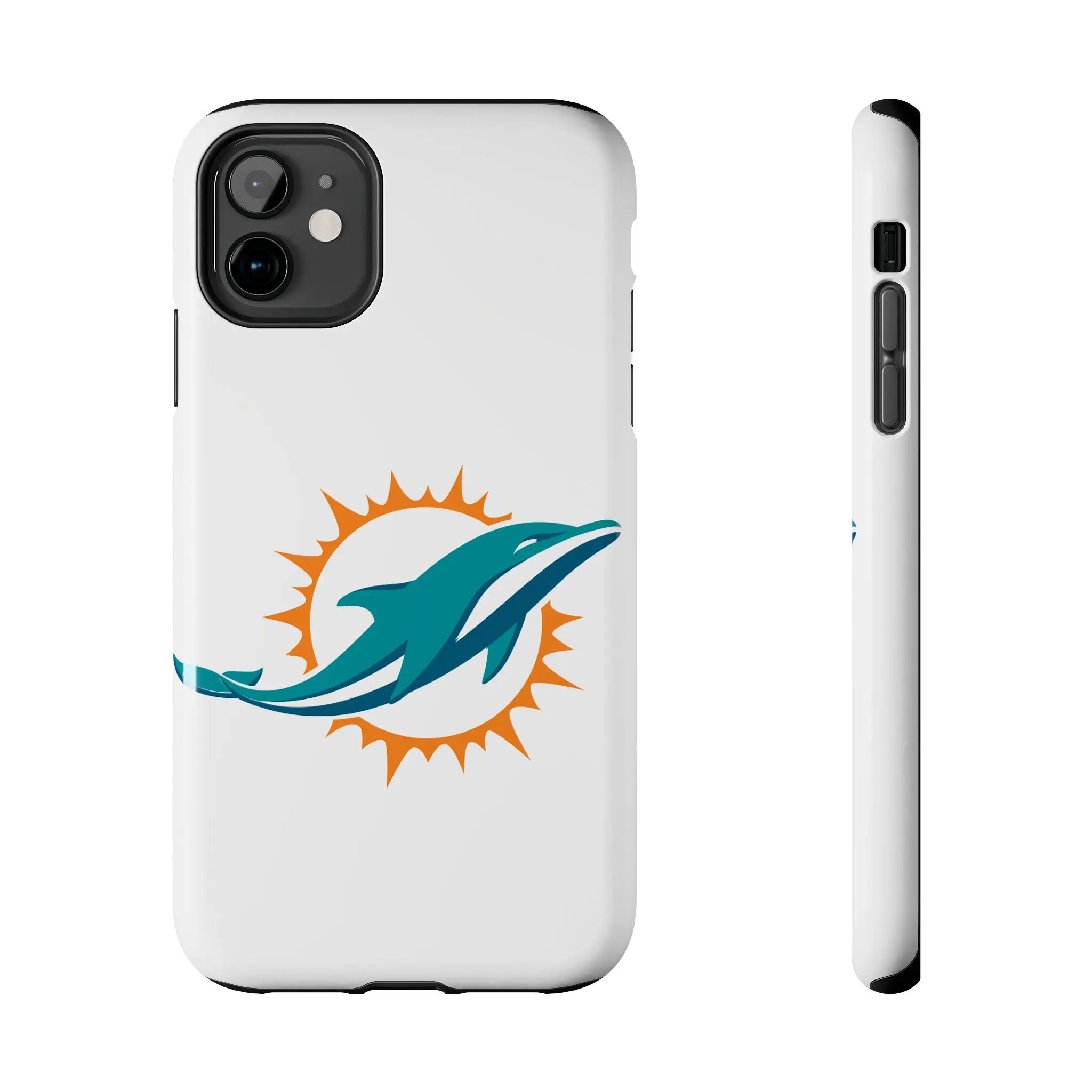 Miami Dolphins Logo Phone Case (White) | NFL
