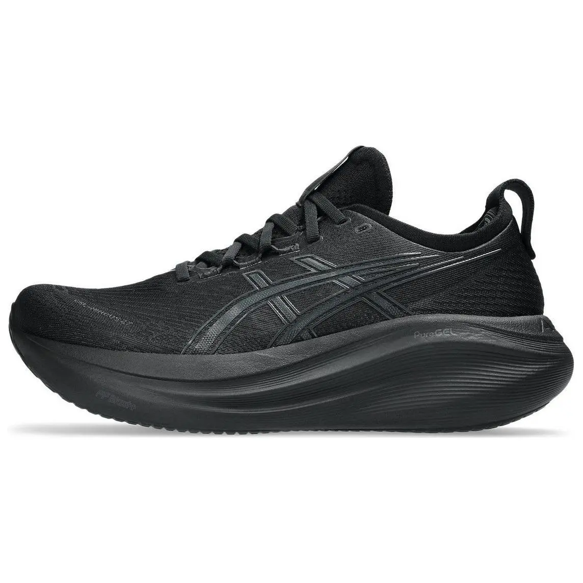 ASICS GEL Nimbus 27 Black Graphite Grey Versatile Cushioned Durable Low Top Running Shoes Men's 1011B958-001