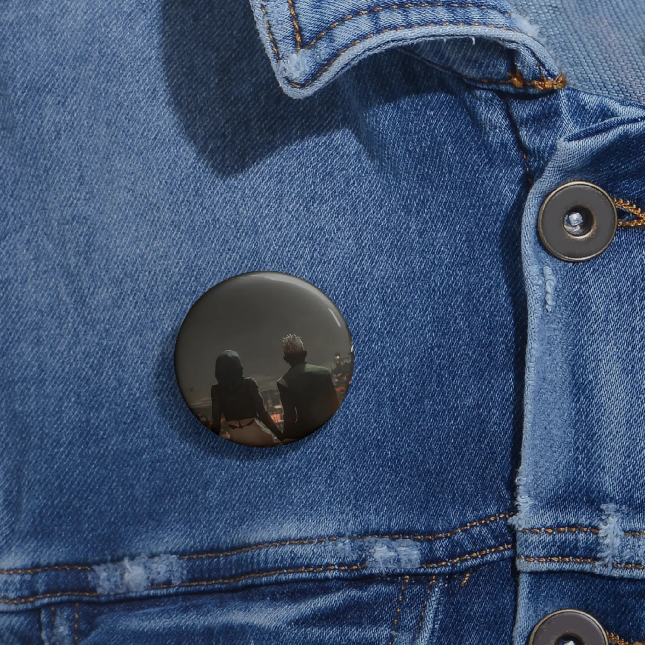 Ekko and Powder Pin Buttons