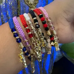 Pulseras hilo multicolor