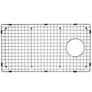 26.93-in x 14.09-in Side Drain Heavy-Duty  Stainless Steel  Sink Protector NDG2714S