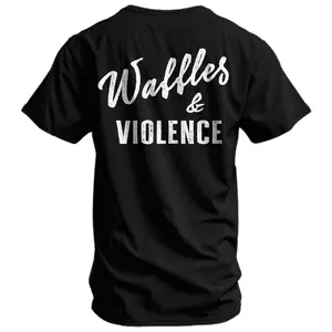 Waffles & Violence Men's T-Shirt, Training Tee
