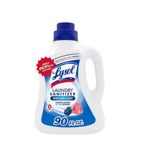 Laundry Sanitizer Additive, Bacteria-Causing Laundry Odor Eliminator, Detergent Additive, Crisp Linen, 90oz