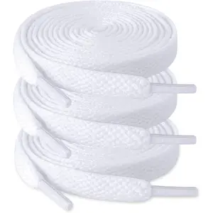 3 Pair Flat Shoe Laces for Sneakers, Shoelaces for Sneakers Athletic Running Shoes Boot Strings