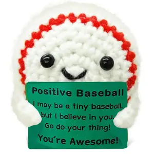 Knit Baseball Gift Set with Inspirational Card, Perfect Christmas Present for Players & Teammates, Motivational Sports Accessory