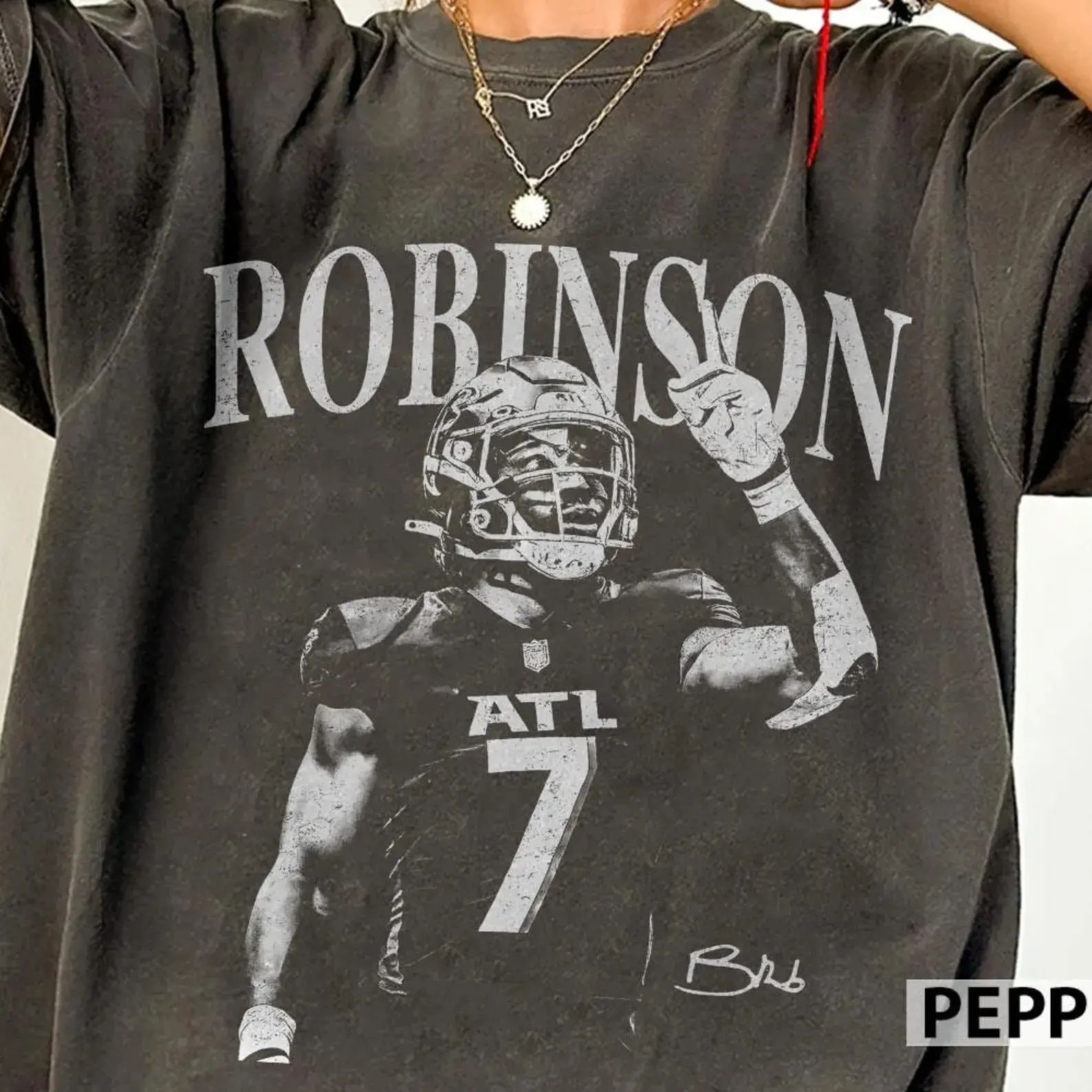 Bijan Robinson Atlanta Football Vintage Comfort Colors Shirt