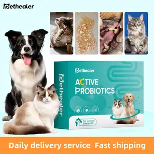 Pethealer Probiotics for Dogs and Cats Powder - Supports Digestive Health, Gut Balance & Immune System with Digestive Enzymes & Prebiotics