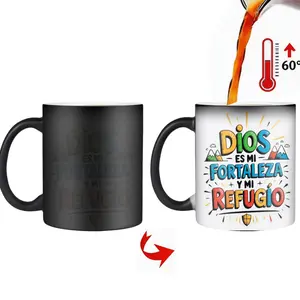 Color-Changing Mug, Heat-Activated Color Changing Cup, Unique Gift Idea, Perfect for Coffee Lovers, Durable Ceramic Material